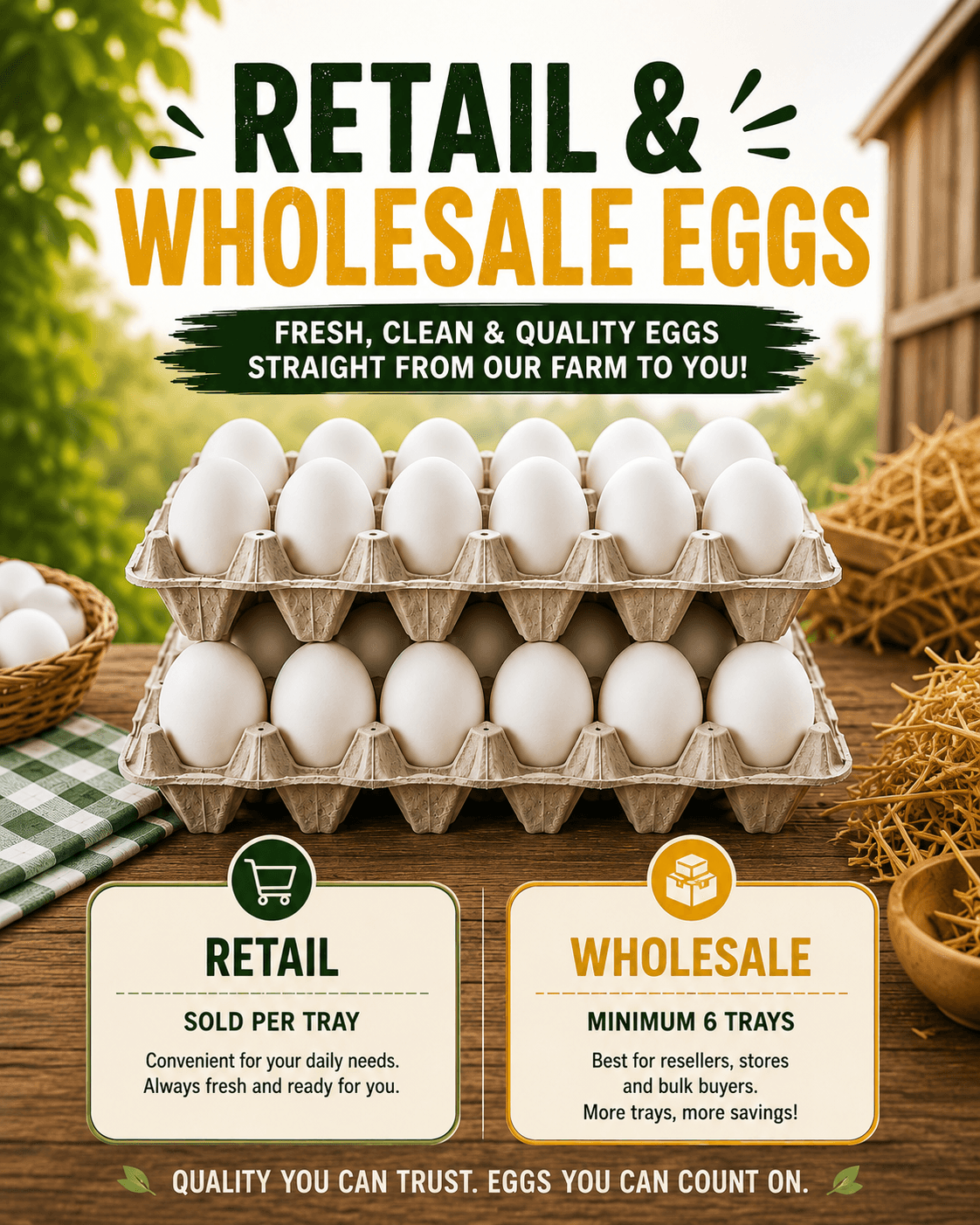 Egg in the eggtray